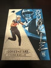 Tetairoa McMillan 2025 Panini Rookies & Stars Rookie Exclusive card