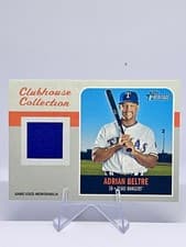 2019 Topps Heritage Clubhouse Collection Relics Adrian Beltre #ABE