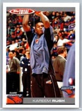 Kareem Rush 2004-05 Topps Total Base Set card