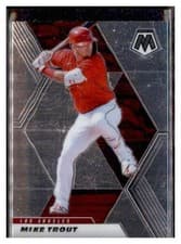 Mike Trout 2021 Panini Mosaic card