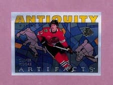 2025-26 Upper Deck Artifacts Antiquity Rookies Oliver Moore #ATR-10 card