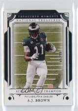 2025 Panini National Treasures Treasured Moments A.J. Brown #1 card