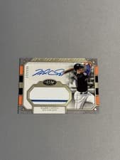 2024 Topps Tier One Autographed Jumbo Relics Mark Canha #AT1JR-MC card