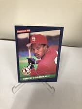 Vince Coleman 1986 Donruss card