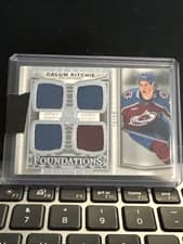 2024-25 Upper Deck The Cup Foundations Quad Jersey Calum Ritchie #F-CR card