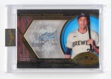 2025 Topps Five Star Pentamerous Penmanship Autographs Christian Yelich #PP-CY card