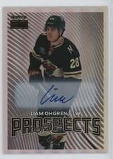 Liam Ohgren 2024-25 Skybox Metal Universe Skybox Premium Prospects Auto card