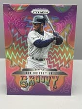 Ken Griffey Jr. 2025 Panini Prizm Groovy card