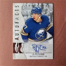 2025-26 Upper Deck Artifacts Autofacts JJ Peterka #AF-JP card