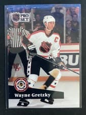 Wayne Gretzky 1991 Pro Set card