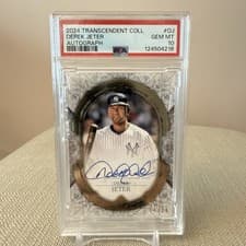 2024 Topps Transcendent Collection Autographs Derek Jeter #TCA-DJ
