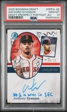 2025 Bowman Draft Draft Prospect Portrait Autographs Anthony Eyanson #DPPA-AE card