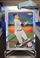 Aaron Judge 2021 Topps Chrome card