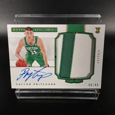 Payton Pritchard 2020 Panini National Treasures card