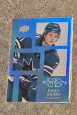 2025 2024 Upper Deck UD Portraits Macklin Celebrini #P-37