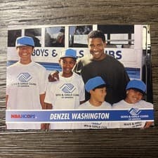 Denzel Washington 1994-95 Hoops Base Set card