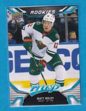 Matt Boldy 2022 Upper Deck MVP card