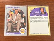 Mike Dunleavy 1990-91 Hoops Base Set card