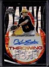 2024 Leaf Metal Throwing Heat Brody Brecht #TH-BB2 card