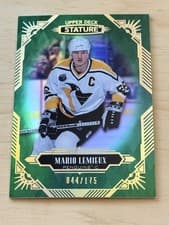 Mario Lemieux 2020 Upper Deck Stature card