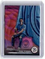 Phil Foden 2022 Stadium Club Chrome UEFA Competitions card