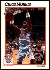 Chris Morris 1991-92 Hoops Base Set card