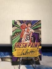 Johnny Juzang 2022 Panini Court Kings Fresh Paint Autographs card