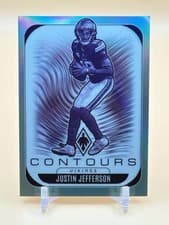 Justin Jefferson 2025 Panini Phoenix Contours card