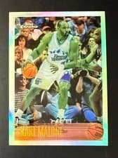 Karl Malone 1996 Topps Chrome card
