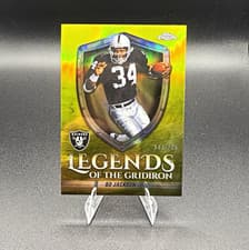 2025 Topps Chrome Legends of the Gridiron Bo Jackson #LOG-17 card