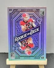 Brock Bowers 2024 Donruss Elite Rookie on Deck card