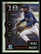 Sebastian Walcott 2025 Bowman Bowman Scouts Top 100 card