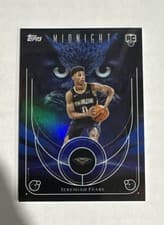 2025-26 Topps Midnight Night Owls Jeremiah Fears #NO-22 card