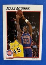 Mark Aguirre 1991-92 Hoops Base Set card