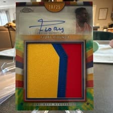 2024 Topps Chrome McDonald's All-American Golden Patch Autographs Flory Bidunga #GPA-FB card