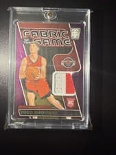 2024-25 Panini Totally Certified Fabric of the Game Rookies Reed Sheppard #FGR-RDS card