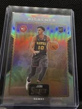 2024-25 Panini Select Score Select Throwback Zaccharie Risacher #9 card