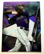 Charlie Blackmon 2020 Topps Finest card