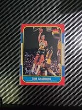 Tom Chambers 1986 Fleer card