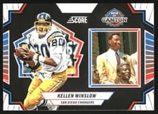 2025 Score Men of Canton Kellen Winslow #16 card