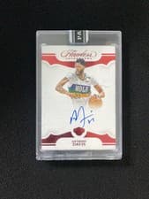Anthony Davis 2018 Panini Flawless Autographs card