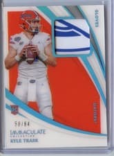 KYLE TRASK 2021 Panini Immaculate Collegiate card