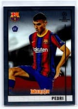 Pedri 2020 Topps Merlin Chrome UEFA Champions League card