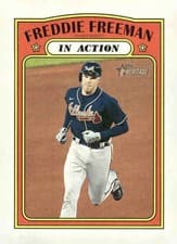 Freddie Freeman 2021 Topps Heritage card