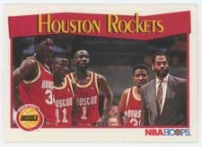 Houston Rockets 1991-92 Hoops Base Set card