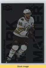 David Pastrnak 2024-25 Skybox Metal Universe Dark Matter card