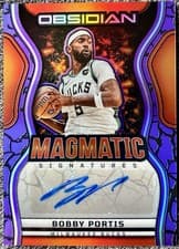 2024-25 Panini Obsidian Magmatic Signatures Bobby Portis #MS-BOB card