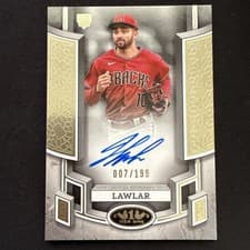 Jordan Lawlar 2024 Topps Tier One Break Out Autographs card