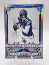 2025 Panini National Treasures Premium J.J. McCarthy #68 card