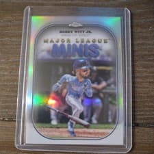 Bobby Witt Jr. 2025 Topps Chrome Update Major League Mini card